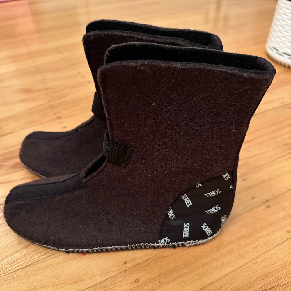 Sorel Black Insulated Footwear. Boot inserts. Used once.
